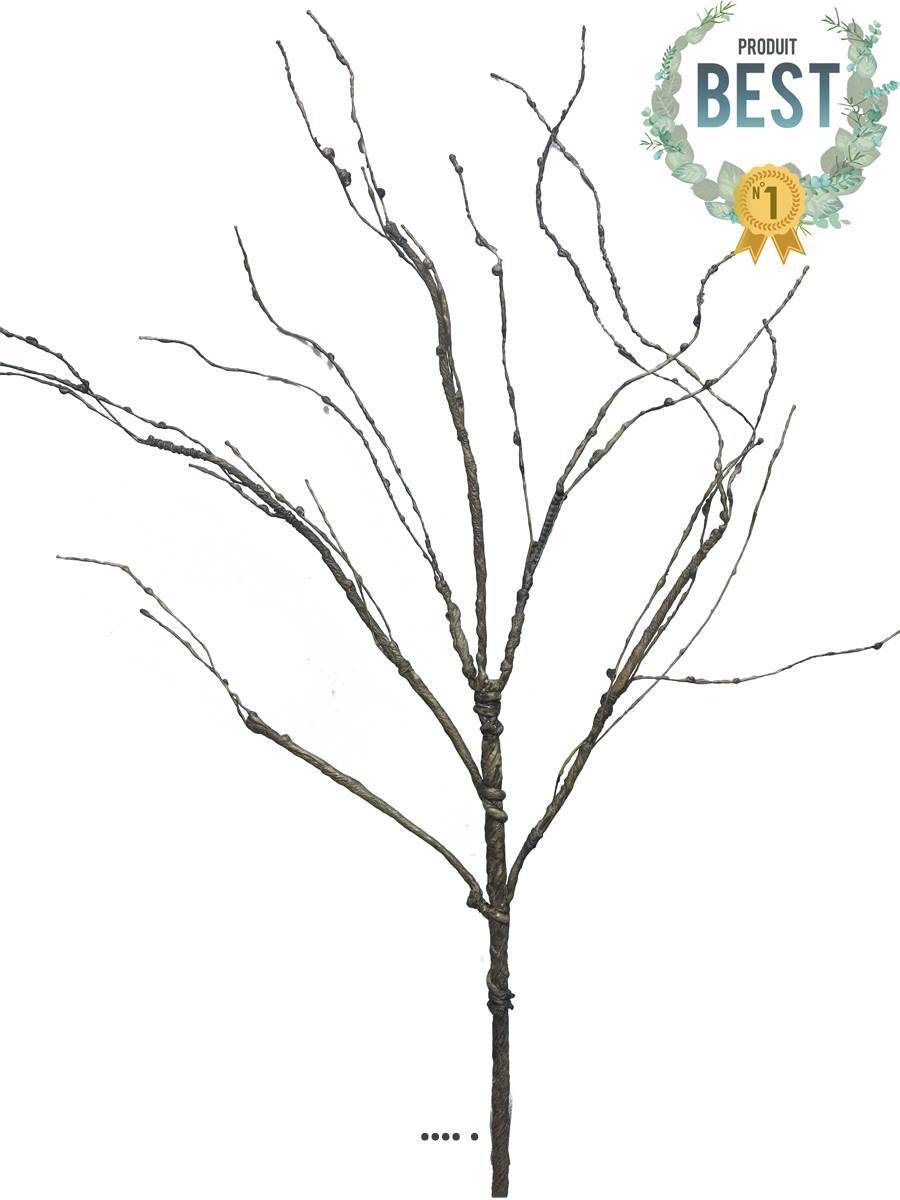 Artificielles - Branche de bois artificielle, 5 ramures, H 110 cm - BEST - Imagen 1