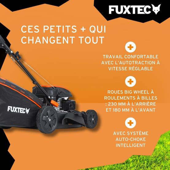 FUXTEC - Tondeuse thermique autotractée 51 cm, 170 cm³, 60 L Easy Clean – FX-RM5170PRO – FUXTEC - Image 4