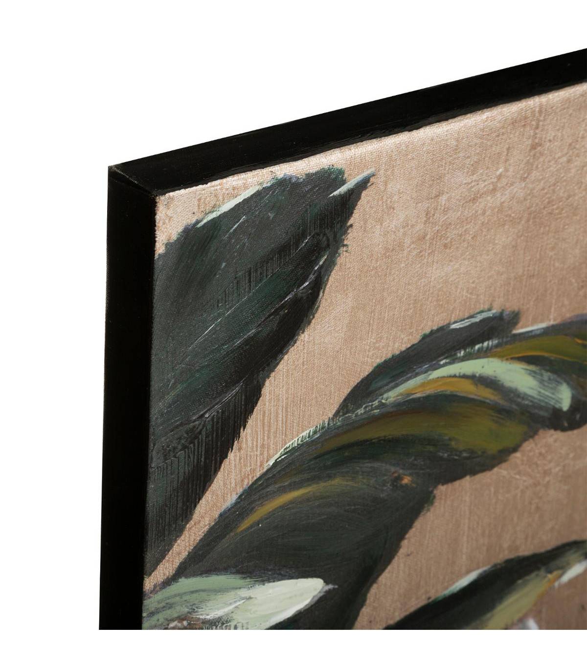 Tableau Triptyque 3 Toiles murales peintes Jungle 90 x 90 cm - Imagen 2