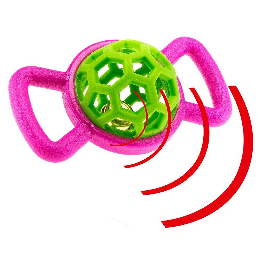 Ferplast - Jouet pour Chiens en Forme de Bonbon, PA 6352, en Caoutchouc Thermoplastique, avec Cloche Interne - Imagen 2