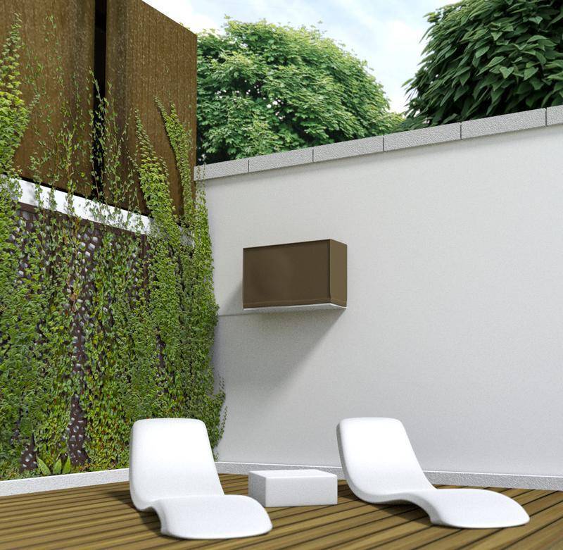 Nortène - Housse de protection en polyester pour climatiseur - 90 x 30 x 55 cm - g/m2 Nortene - Imagen 1