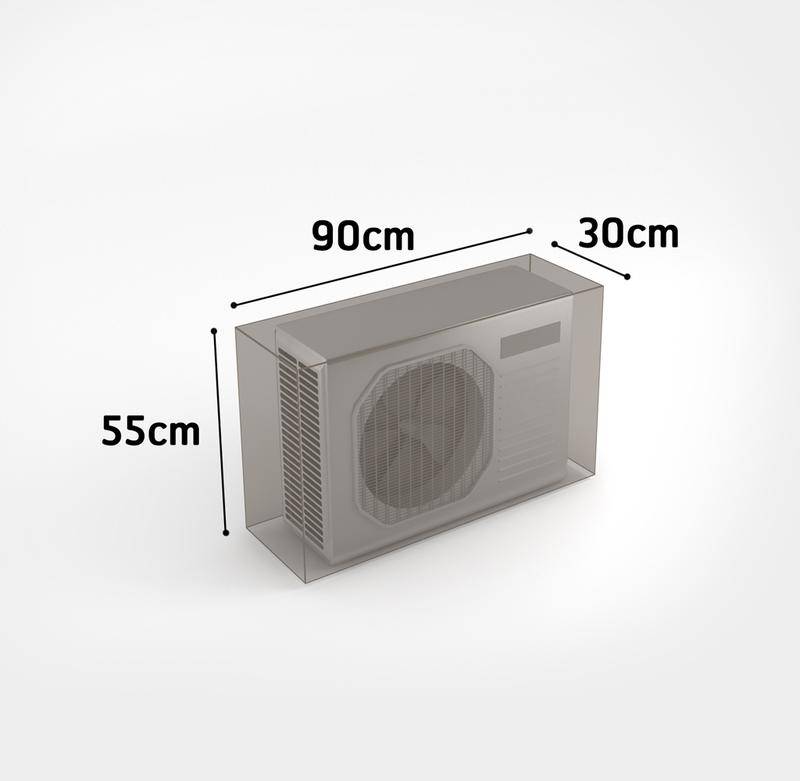 Nortène - Housse de protection en polyester pour climatiseur - 90 x 30 x 55 cm - g/m2 Nortene - Imagen 2