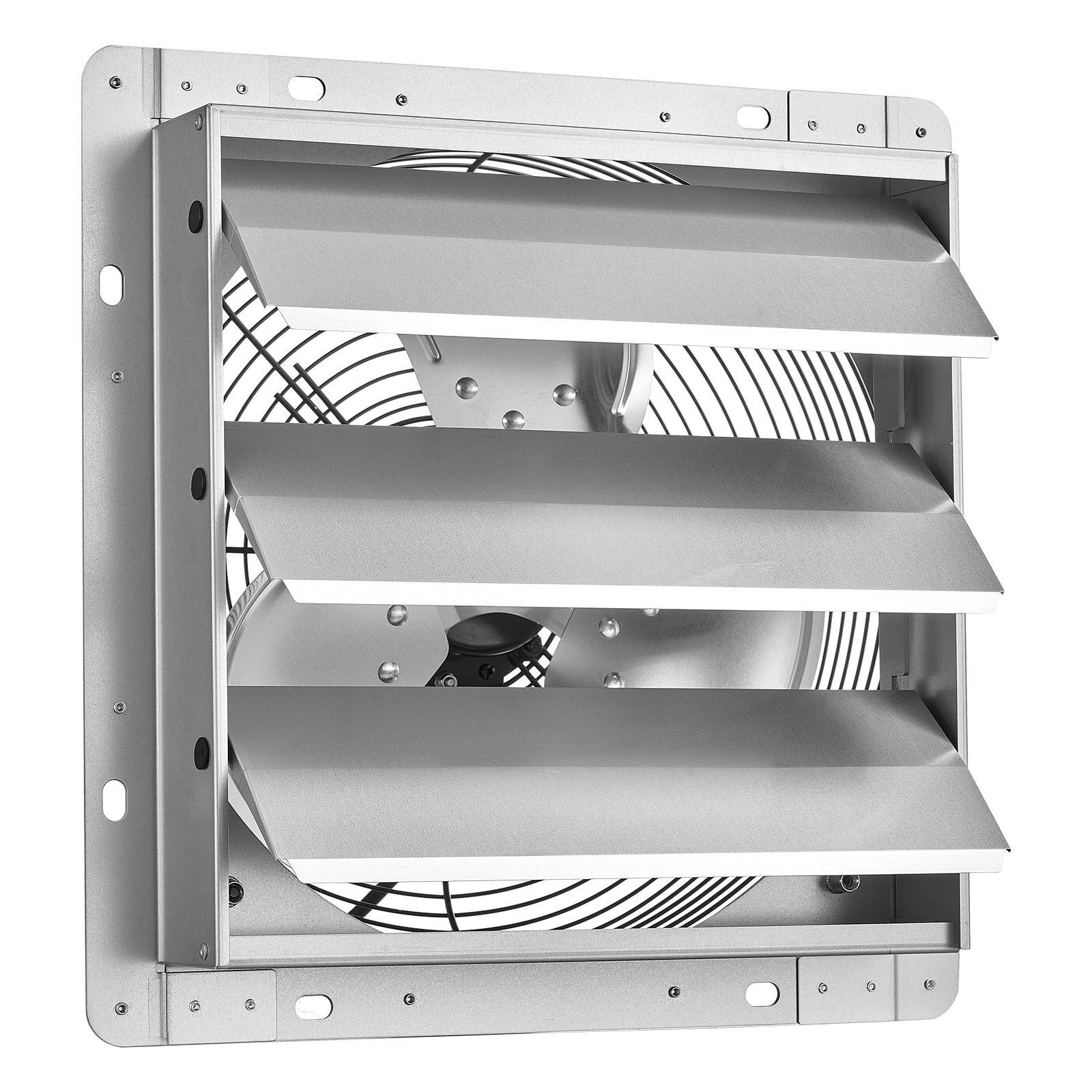 Vevor - Ventilateur d'extraction mural VEVOR 2124 m³/h, boîtier acier, volets automatiques