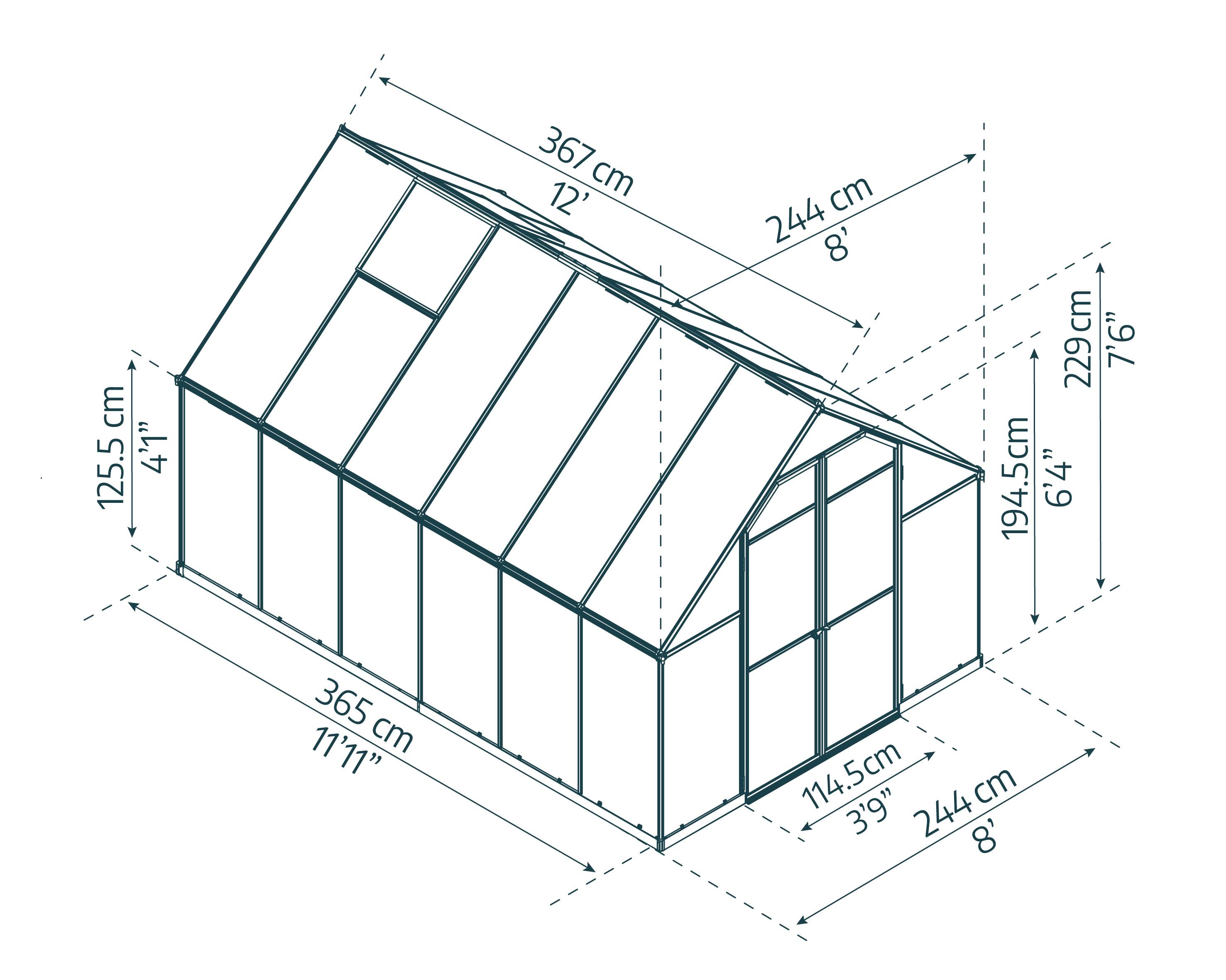 Canopia - Serre de jardin en polycarbonate Essence 8,8 m² - Image 7