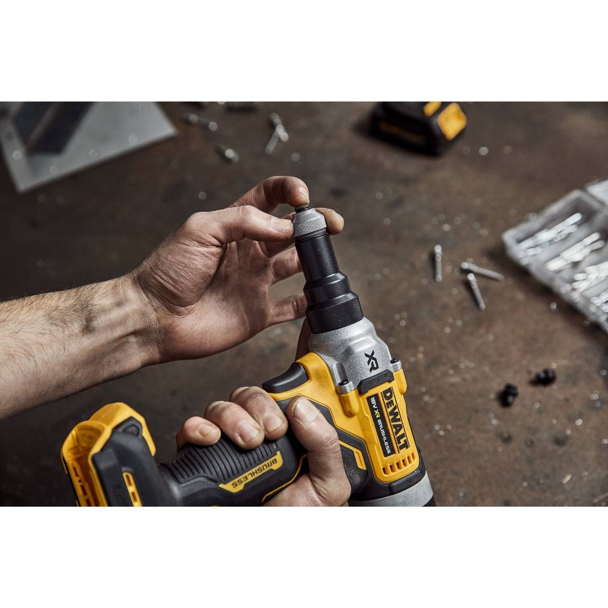 Riveteuse XR 18V 6,4 mm - DEWALT - Sans batterie, ni chargeur - coffret TSTAK - DCF414NT-XJ - Image 7
