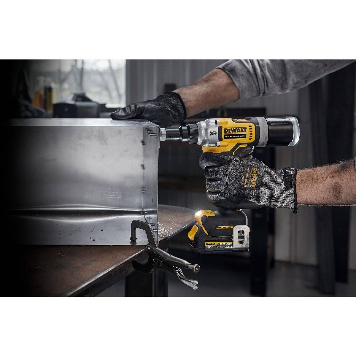 Riveteuse XR 18V 6,4 mm - DEWALT - Sans batterie, ni chargeur - coffret TSTAK - DCF414NT-XJ - Image 4