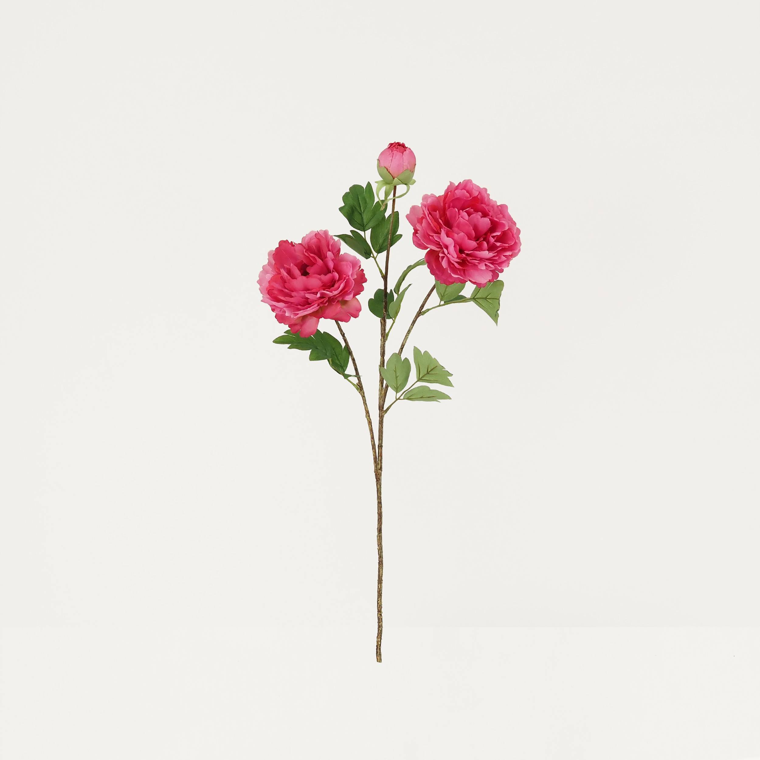 Ligne Deco - Pivoine artificielle en tige rose 70cm lot de 4 Ligne Déco - Image 1