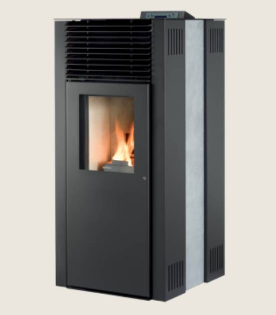 Supra - Poêle à granulés 5.5kw noir LEIOS7PIERRE Supra