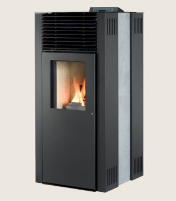 Supra - Poêle à granulés 5.5kw noir LEIOS7PIERRE Supra