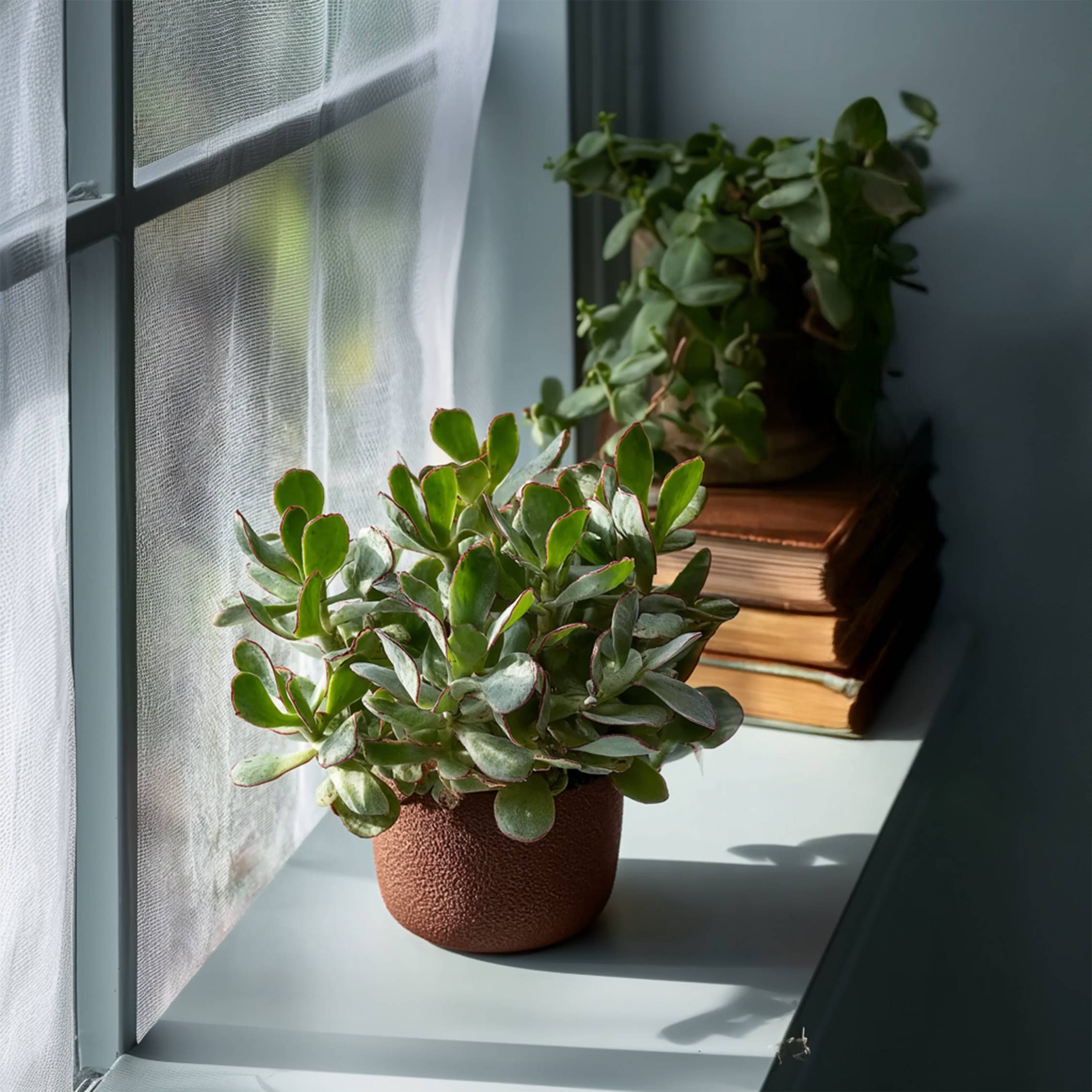 Plant In A Box - Plante de jade - Crassula arborescens 'Curly' - Hauteur 15-25 cm - Pot 12 cm - Image 3