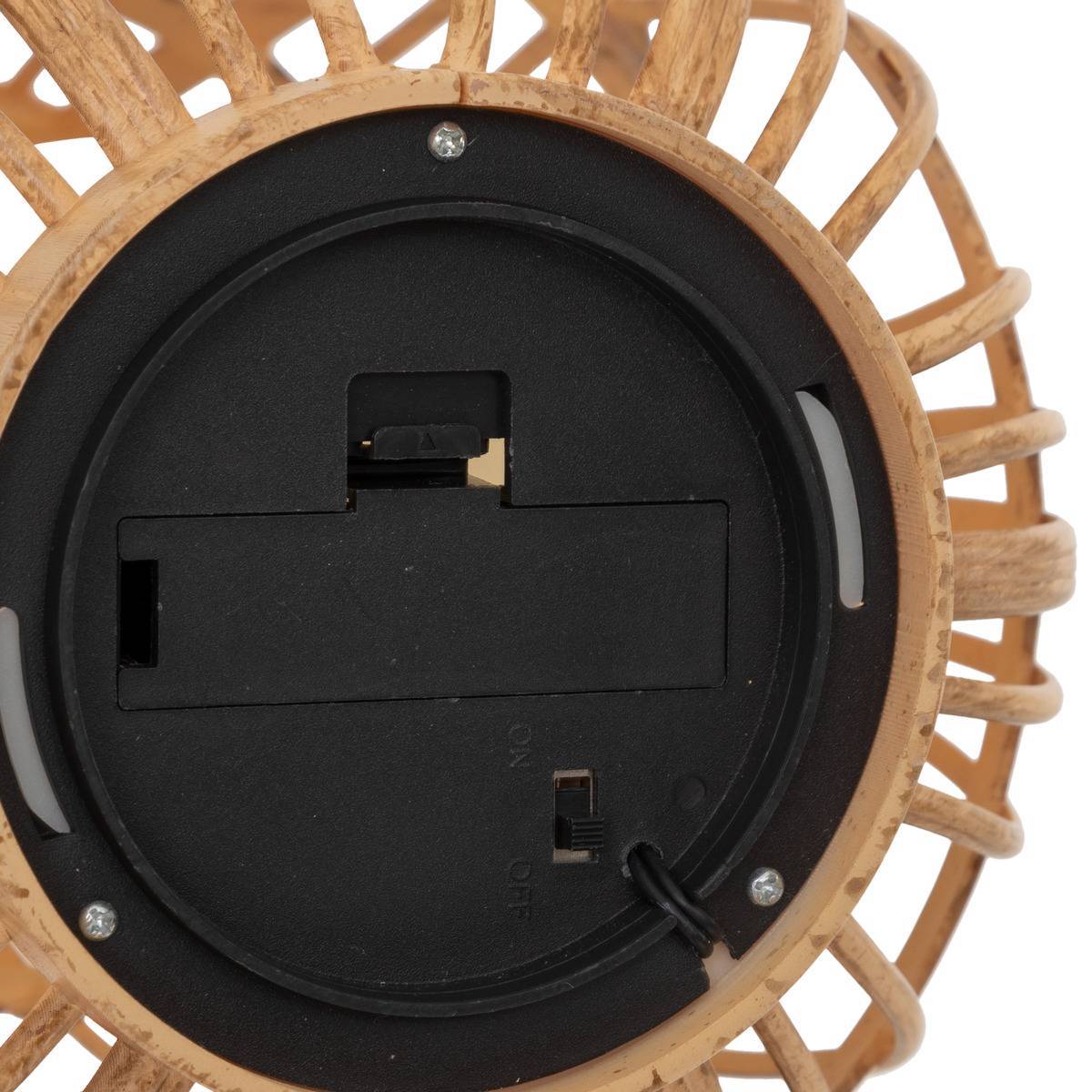 Atmosphera - Lanterne solaire "Rania" H23cm beige ATMOSPHERA CREATEUR D'INTERIEUR - Imagen 4