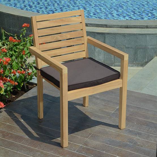 Coussin Chocolat pour fauteuils fixes - TECK'Attitude - Imagen 2