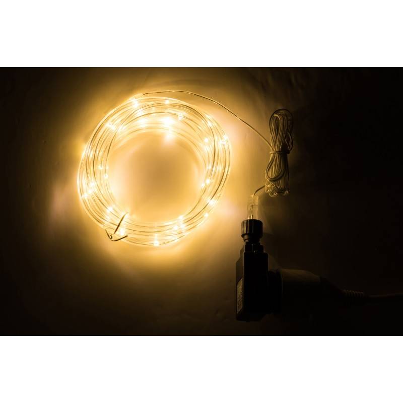 Guirlande lumineuse en plastique blanc 5m - J-Line - Image 5