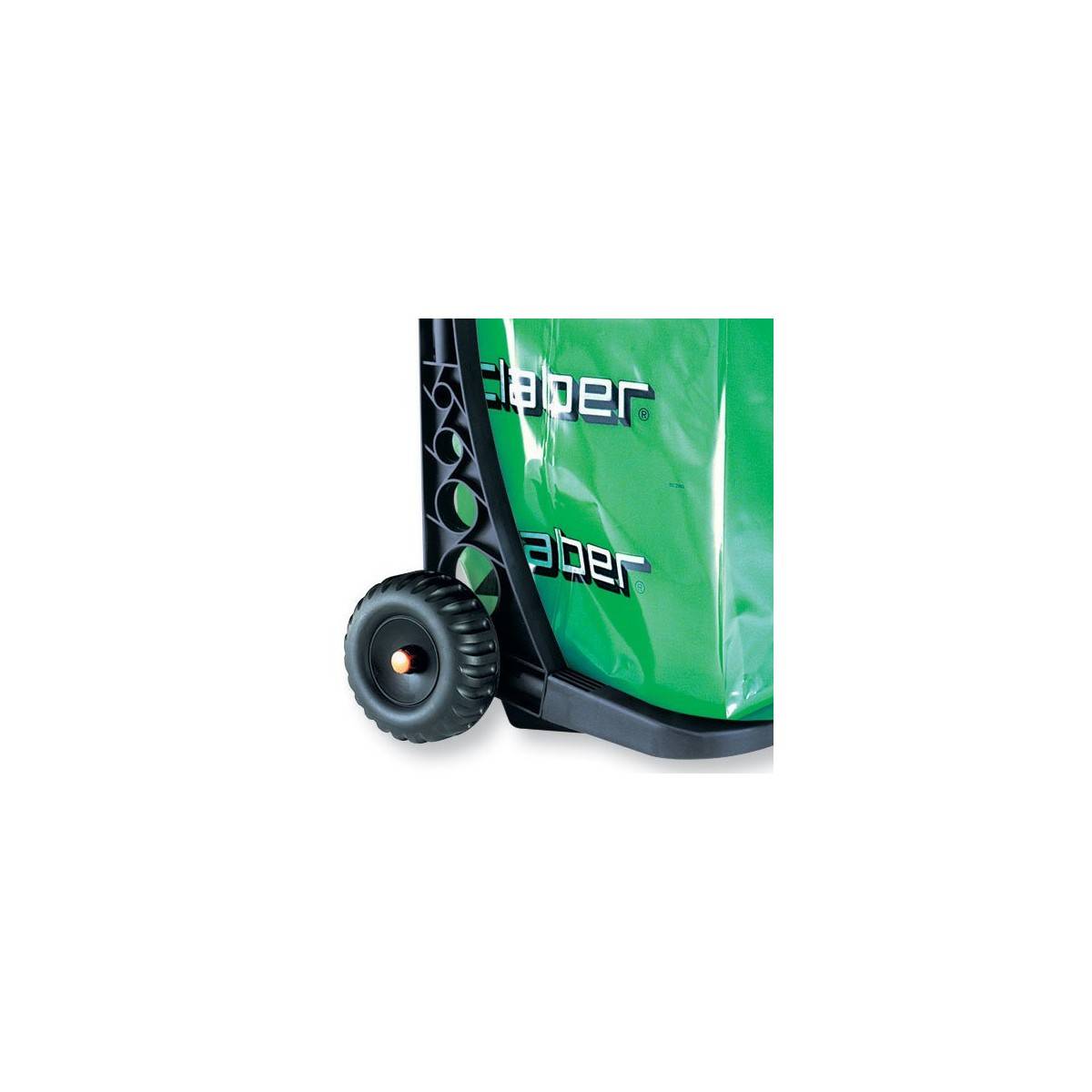 Claber - Poubelle de jardin chariot mobile + Sac 50 Litres Jardins et extérieurs CLABER - Imagen 2