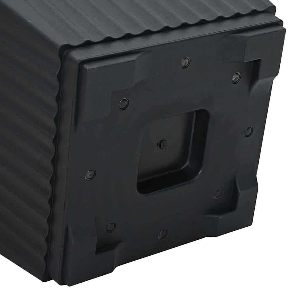 ComfortXL - Grand Lot 24 Jardinières Carrées Plastique Drainage 28,5x28,5x22 cm Noir - ComfortXL Outdoor Living - Image 9