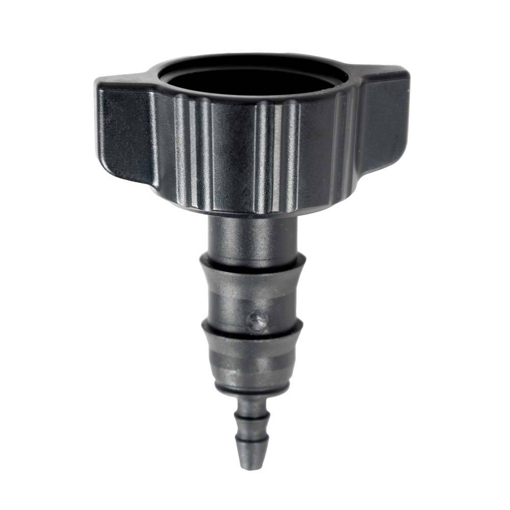 Ribimex - Adaptateur cannelé pour tuyau diamètre16mm et 6mm fileté 3/4 - Imagen 1