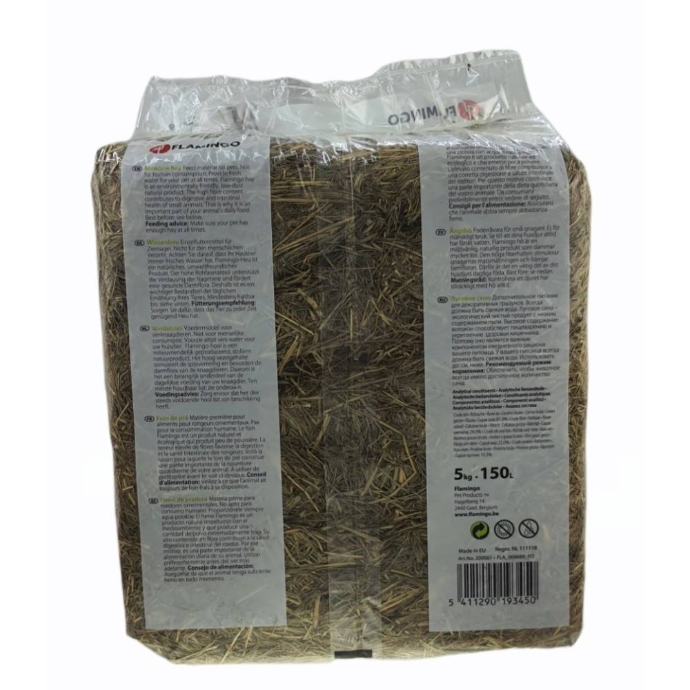 Foin de pré alimentation, 150 litres soit 5 kg pour rongeurs - Imagen 5