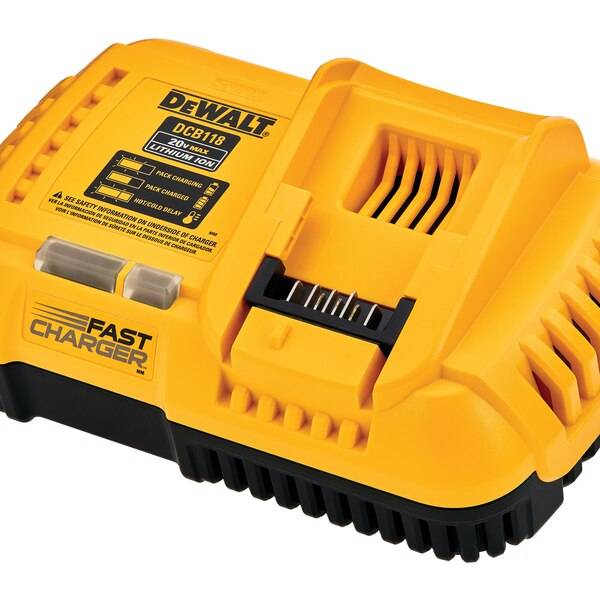 Chargeur rapide 12V / 14,4V / 18V pour batteries XR et XR FLEXVOLT de 1,3 Ah à 9 Ah Li-ion - DEWALT - DCB118-QW - Image 4