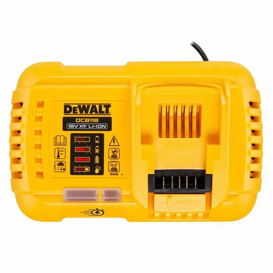 Chargeur rapide 12V / 14,4V / 18V pour batteries XR et XR FLEXVOLT de 1,3 Ah à 9 Ah Li-ion - DEWALT - DCB118-QW - Image 3