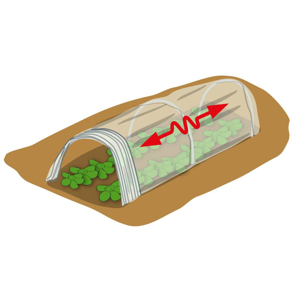Terre Jardin - Tunnel accordéon spécial hiver - Imagen 7
