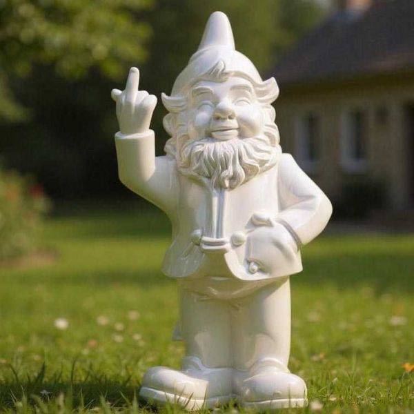 Stoobz - Nain de jardin en résine F*ck 16 x 12 x 32 cm Stoobz - Image 2