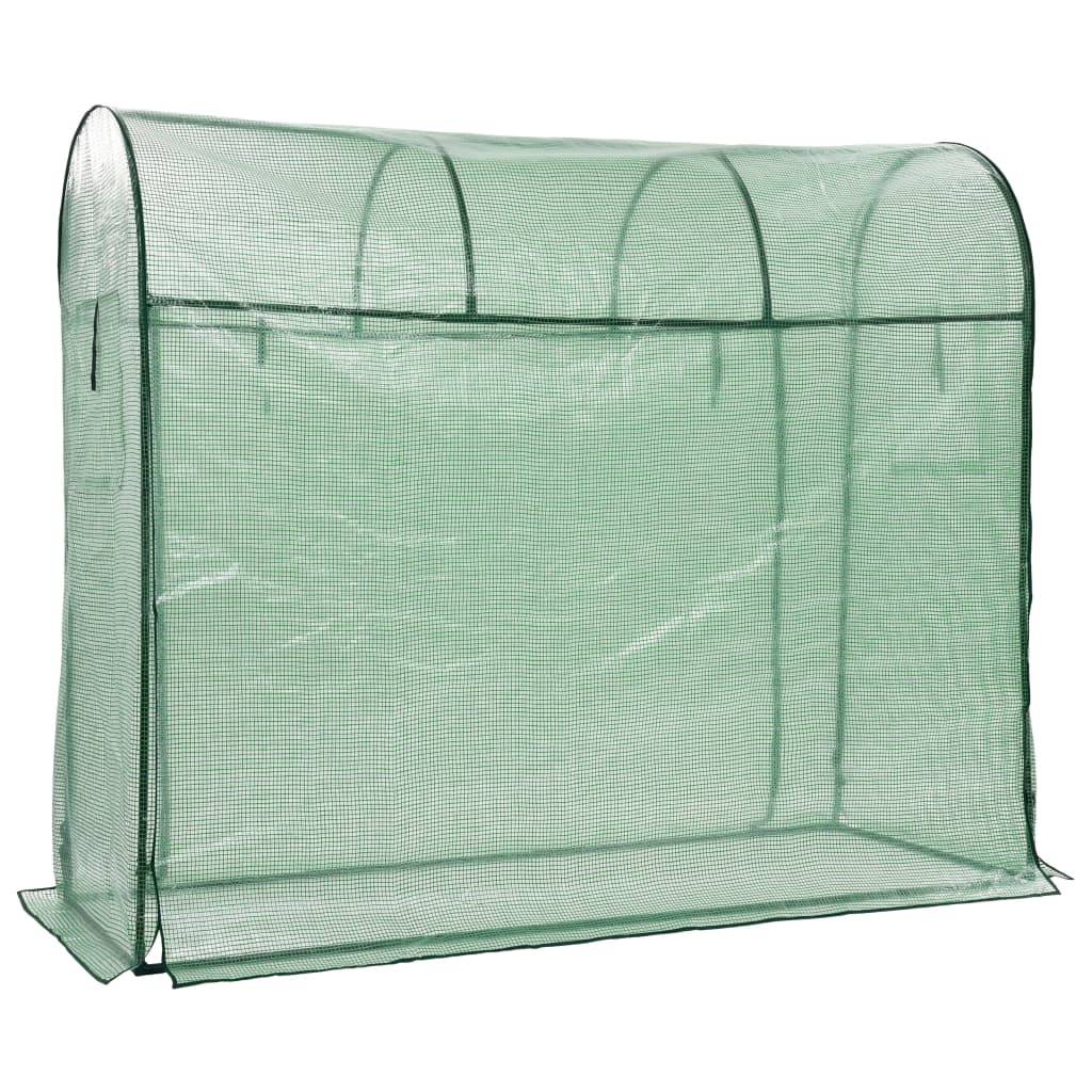 Serre Tunnel 1.6m² - Serre de jardin - Serre de culture avec porte zippée 200x80x170 cm MAISON CHIC - Image 6