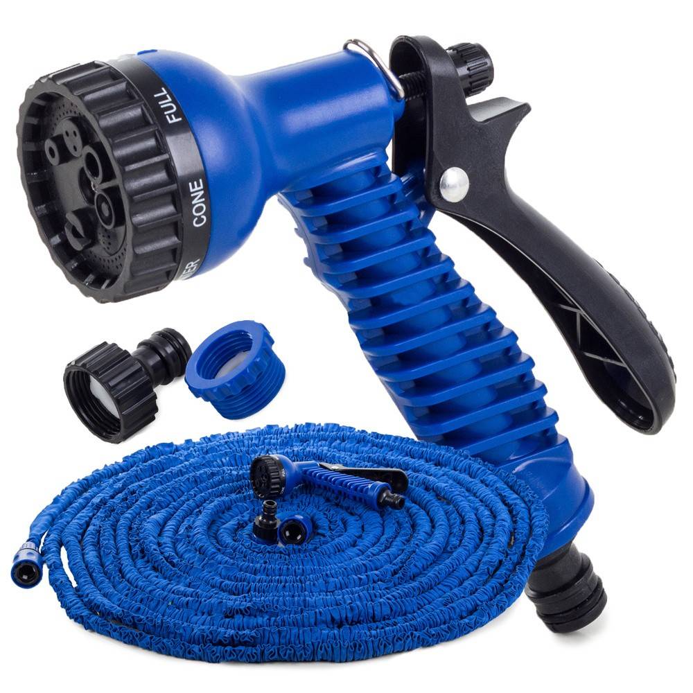 Tuyau d'arrosage extensible et durable, pistolet de 60 m - Image 1
