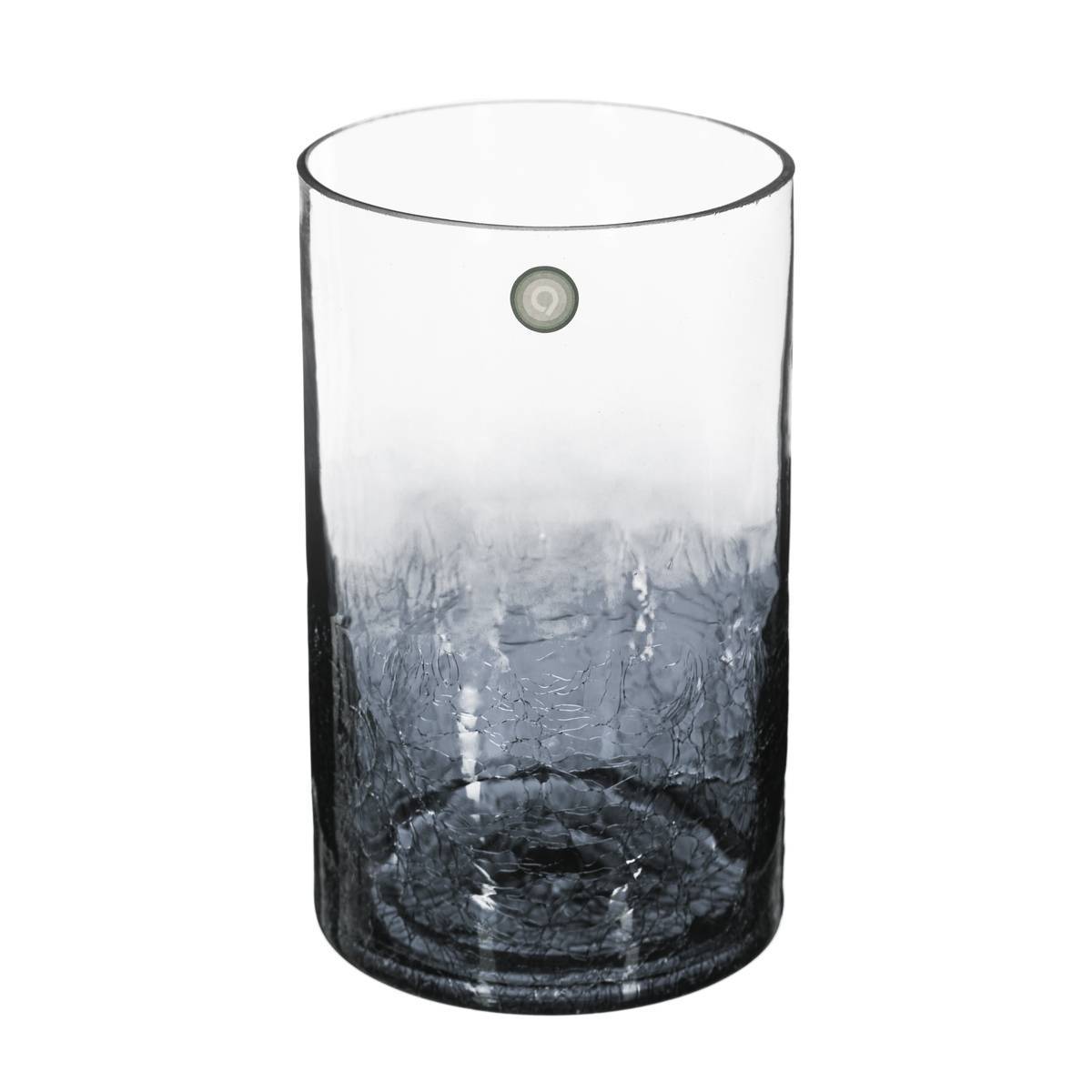 Atmosphera - Vase cylindre verre craquelé H20cm - Atmosphera Créateur d'intérieur - Imagen 1