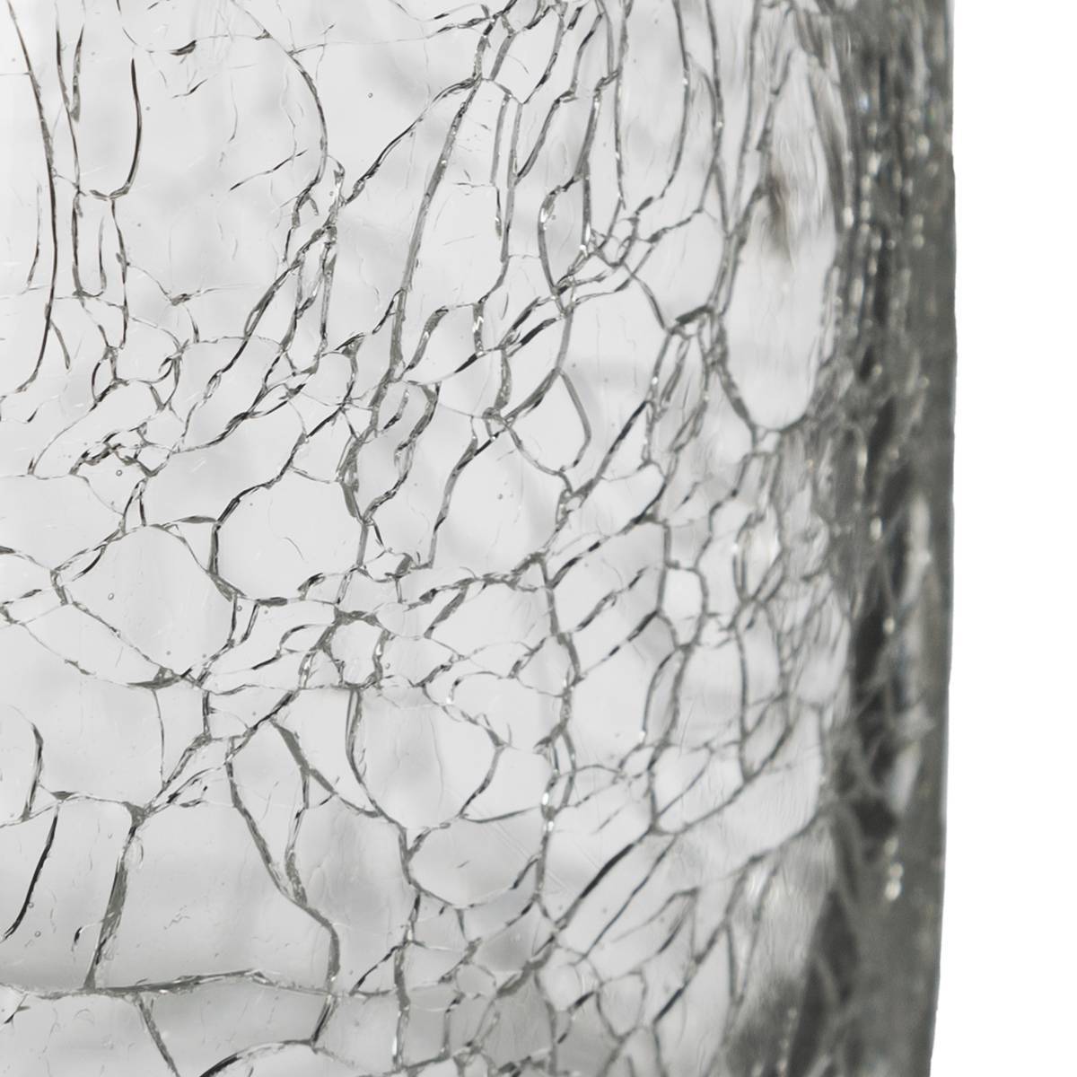 Atmosphera - Vase cylindre verre craquelé H20cm - Atmosphera Créateur d'intérieur - Imagen 4