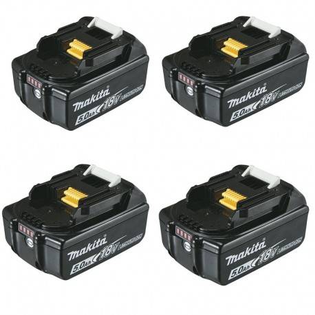 Makita - Meuleuse MAKITA mm - 36V - 2x18V Li-ion - 4 batteries 5Ah + 1 double chargeur rapide - DGA900ZKPT - Imagen 3