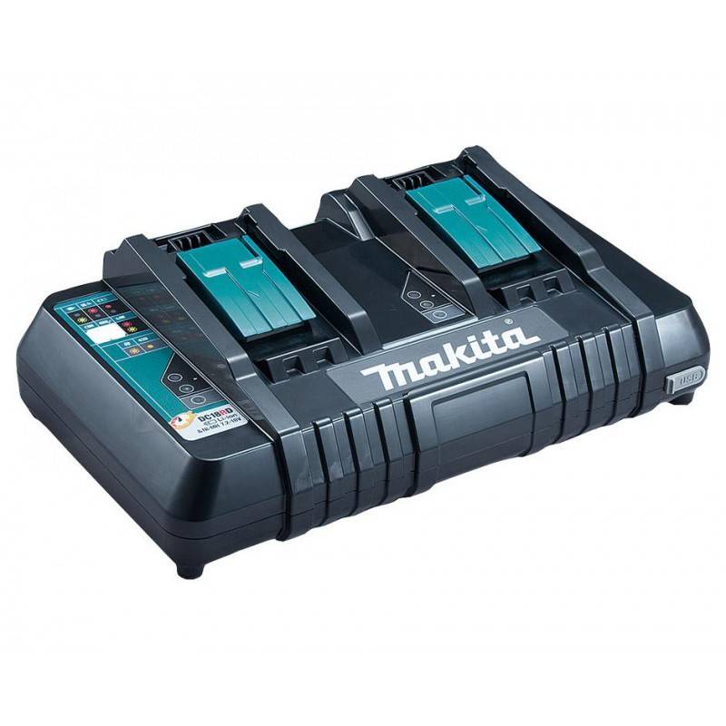 Makita - Meuleuse MAKITA mm - 36V - 2x18V Li-ion - 4 batteries 5Ah + 1 double chargeur rapide - DGA900ZKPT - Imagen 4