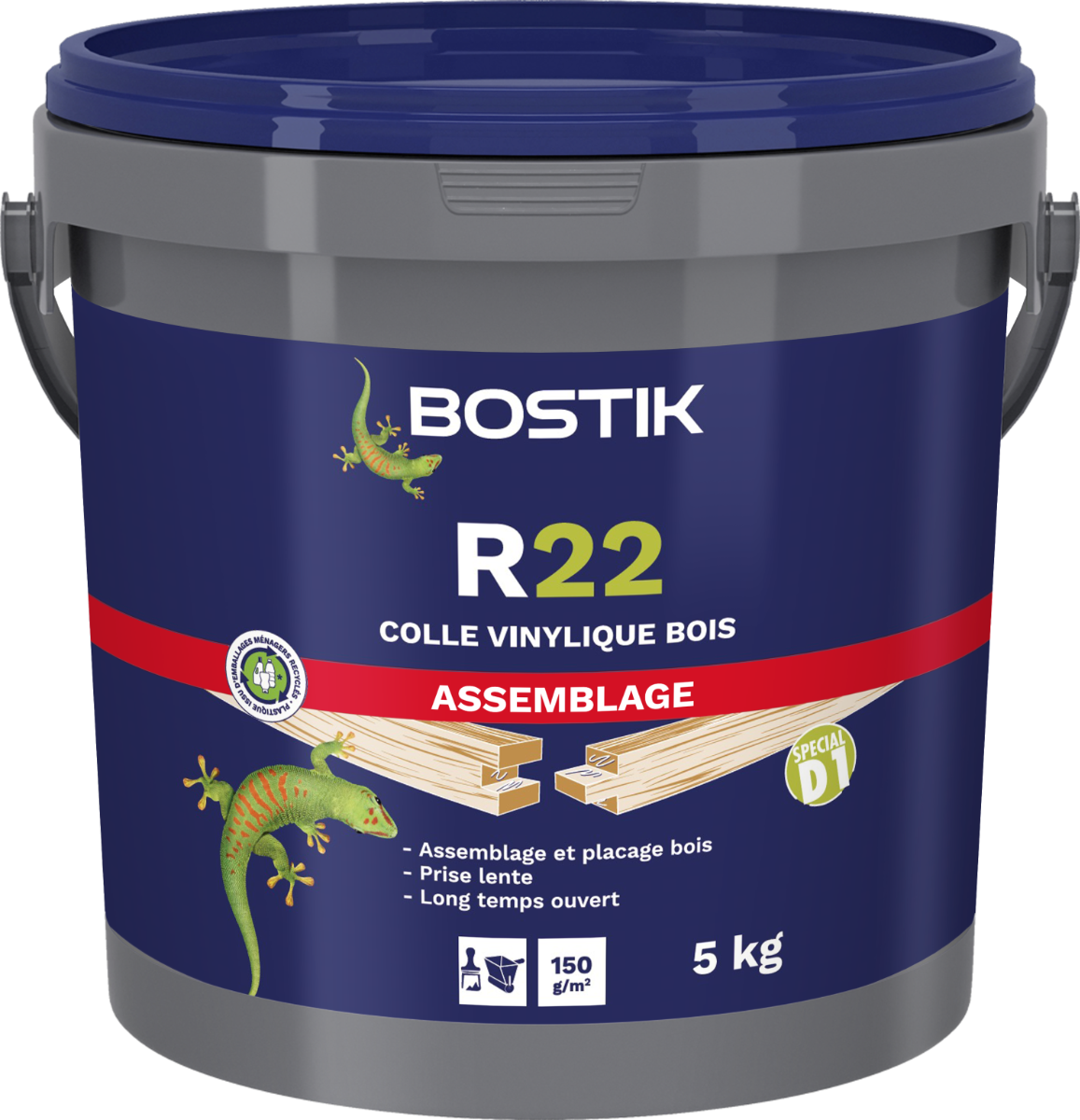 Bostik - Colle BOSTIK R22 Lente Seau de 5 KG - 30604649