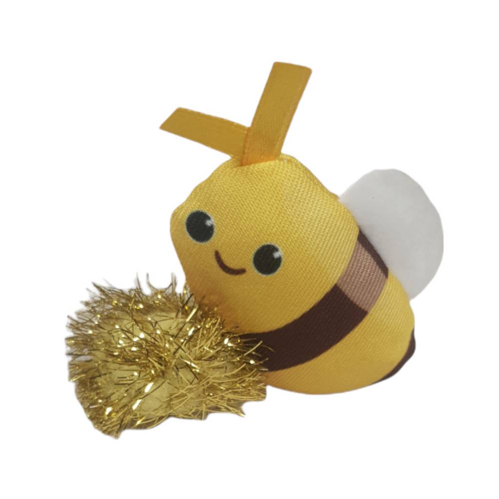 Zolux - zolux - Jouet chat Lovely abeille Taille 8 x 6 cm x 2.5 cm avec catnip - Imagen 2