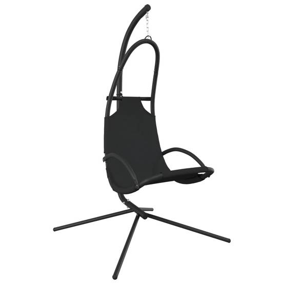 Chaise Balançoire Individuelle Jardin Structure Acier et Tissu Oxford Résistant avec Coussin Ergonomique Crème – ComfortXL Outdoor Living - Image 6