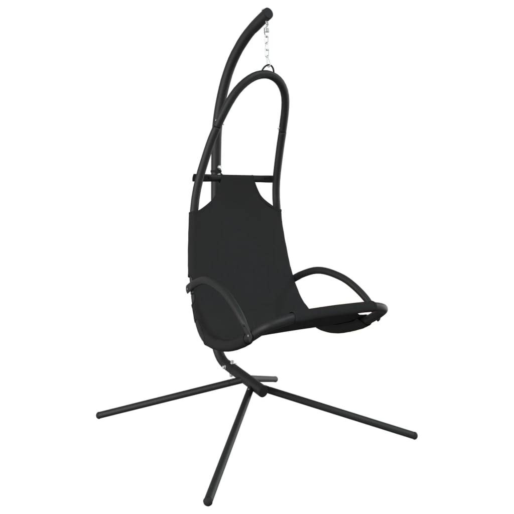 Chaise Balançoire Individuelle Jardin Structure Acier et Tissu Oxford Résistant avec Coussin Ergonomique Crème – ComfortXL Outdoor Living - Image 6