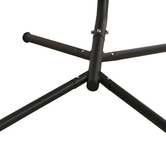 Chaise Balançoire Individuelle Jardin Structure Acier et Tissu Oxford Résistant avec Coussin Ergonomique Crème – ComfortXL Outdoor Living - Image 9