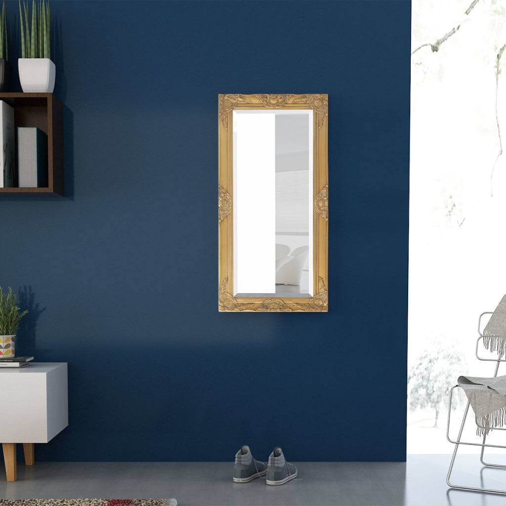 Maison Chic - Miroir mural - Miroir décoratif style baroque 100x50 cm Doré - Image 3