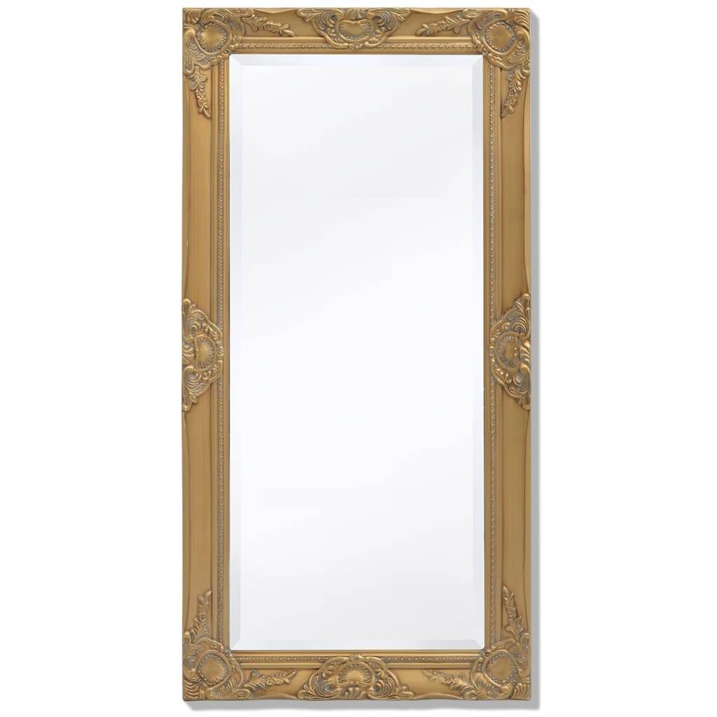 Maison Chic - Miroir mural - Miroir décoratif style baroque 100x50 cm Doré - Image 2