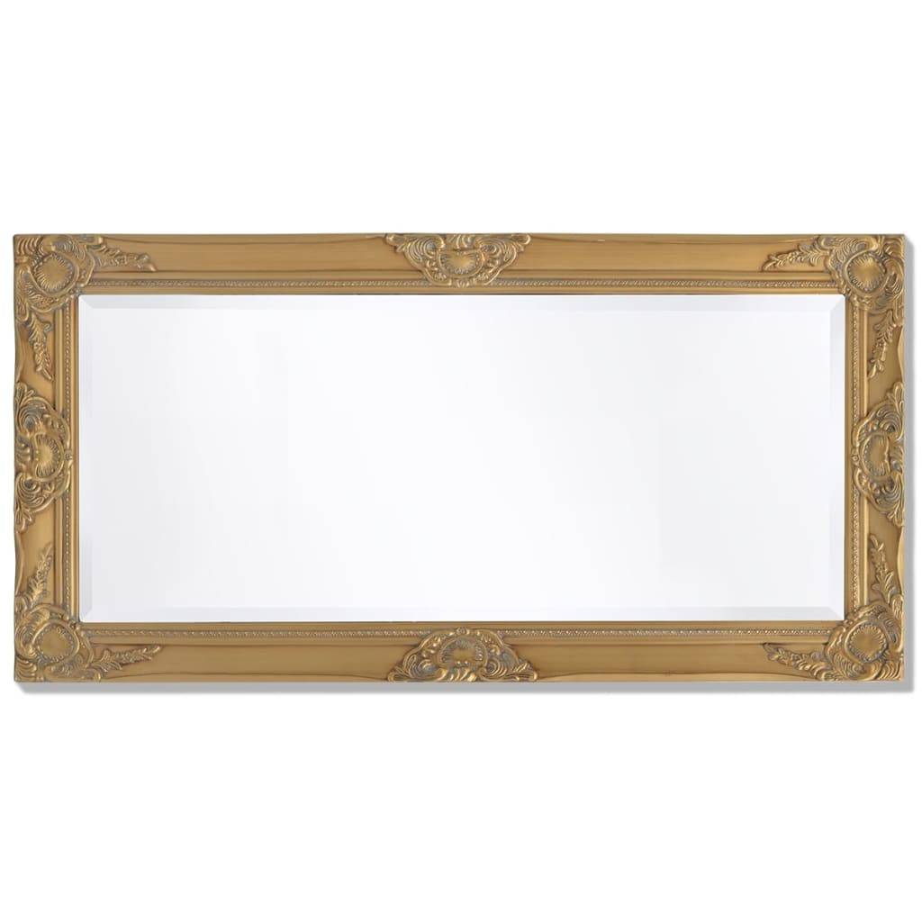 Maison Chic - Miroir mural - Miroir décoratif style baroque 100x50 cm Doré - Image 5