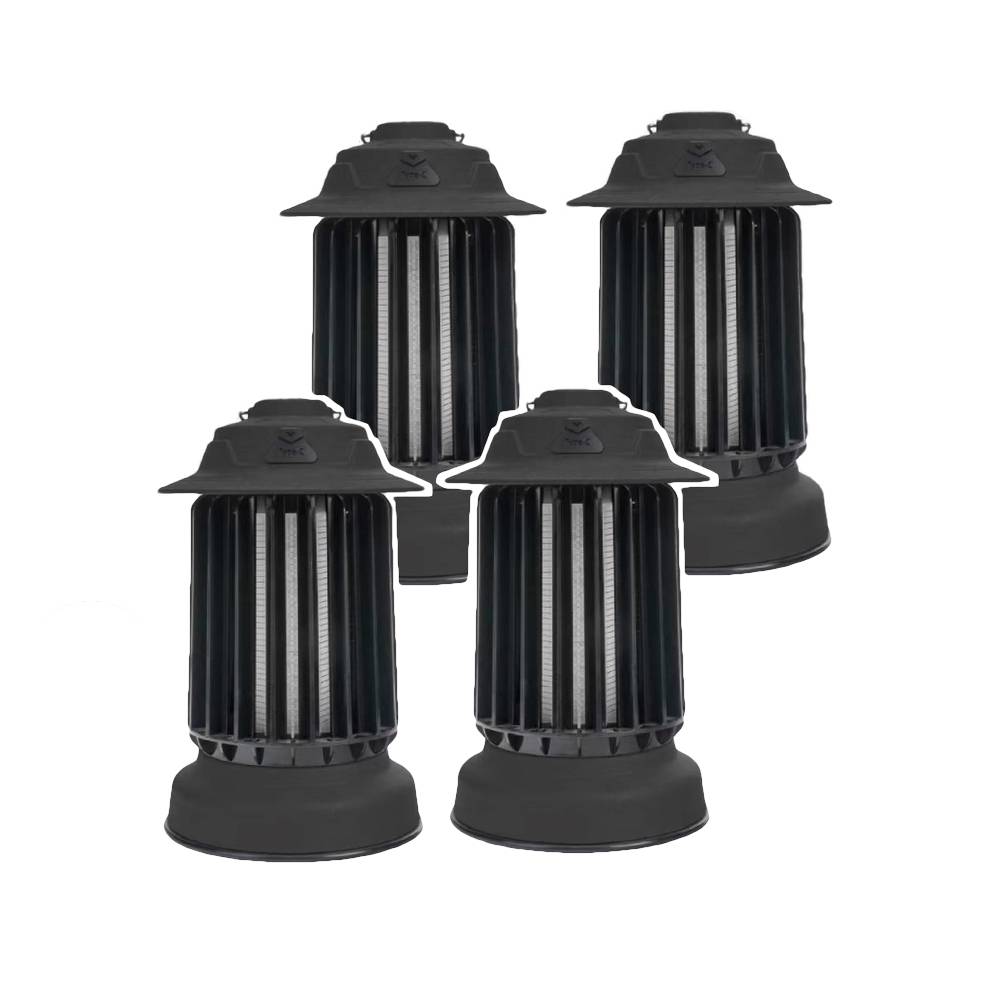 Lot de 4 pièges à moustique d'extérieur auto-nettoyant EZIlight® Mosquito Garden MG 10 Black - Image 1