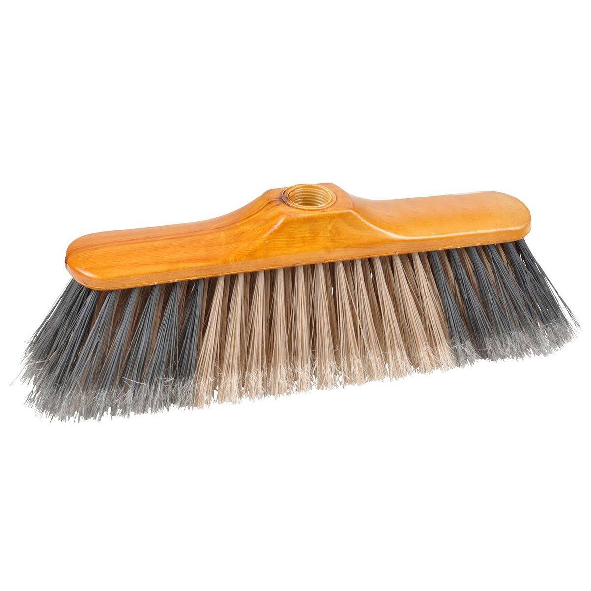 Paris Prix - Tête de Balai "Effet Bois" 33cm Naturel
