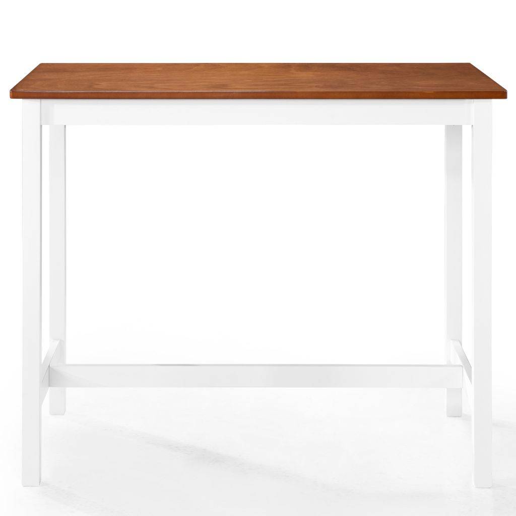 Helloshop26 - Table haute mange debout bar bistrot bois massif 108 cm - Imagen 2