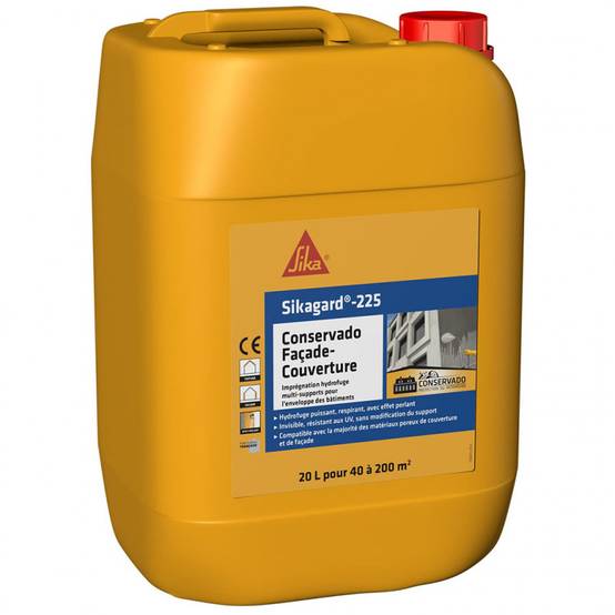 Imprégnation hydrofuge Sikagard-225 Conservado Façade-Couverture 20L SIKA - Image 1