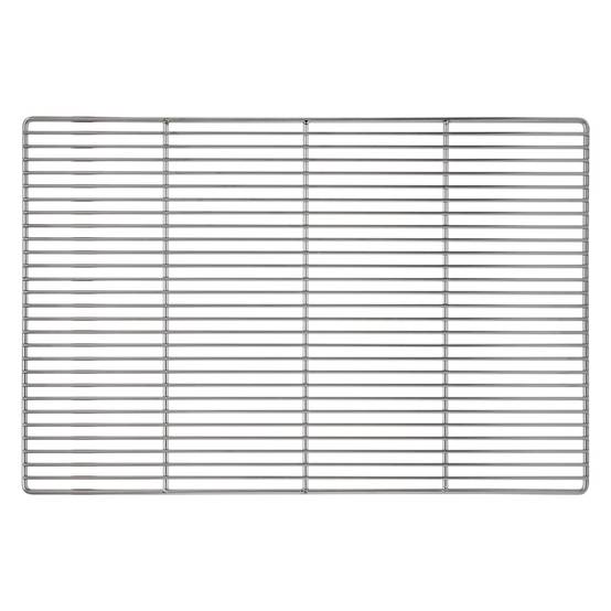 Grille barbecue inox rectangulaire 60x40 cm avec poignées amovibles robuste et antirouille adaptée aux cheminées barbecues, foyers et braseros BBQ - Image 3