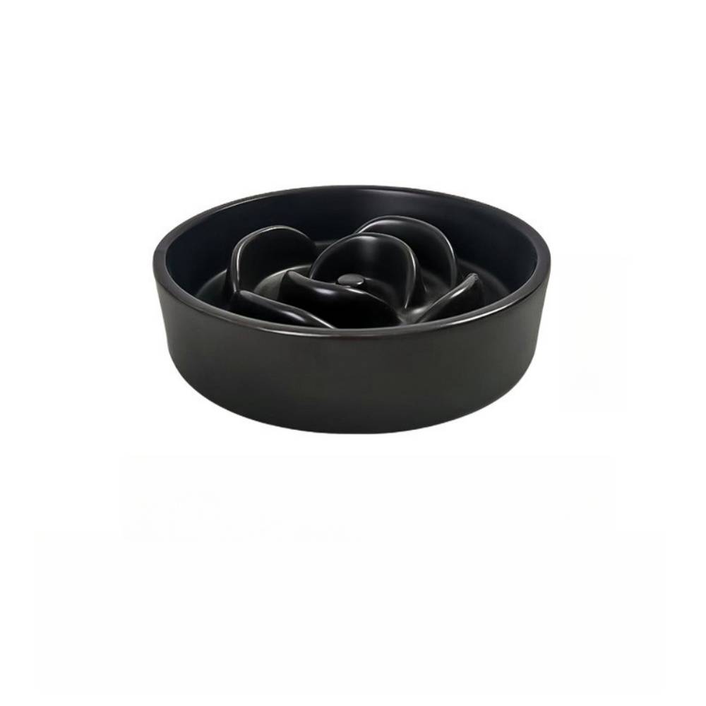 DtopbuyAge - Ecuelle anti glouton plastique noir 15.5*15.5*4cm DtopbuyAge - Image 1