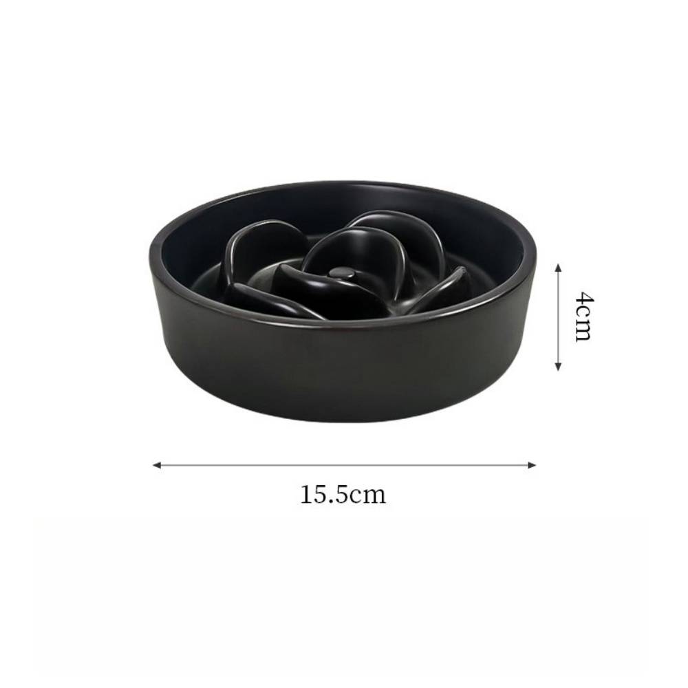 DtopbuyAge - Ecuelle anti glouton plastique noir 15.5*15.5*4cm DtopbuyAge - Image 5
