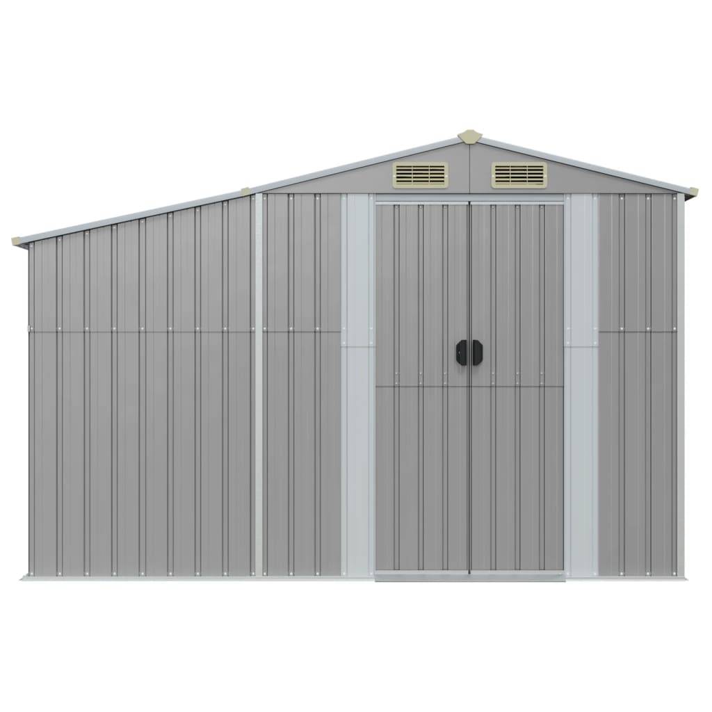 Maison Chic - Abri de jardin 2.58m² Cabane de jardin - gris 277x93x179 cm acier galvanisé - Meuble Pro MAISON CHIC - Imagen 3