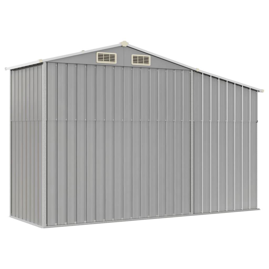 Maison Chic - Abri de jardin 2.58m² Cabane de jardin - gris 277x93x179 cm acier galvanisé - Meuble Pro MAISON CHIC - Imagen 6