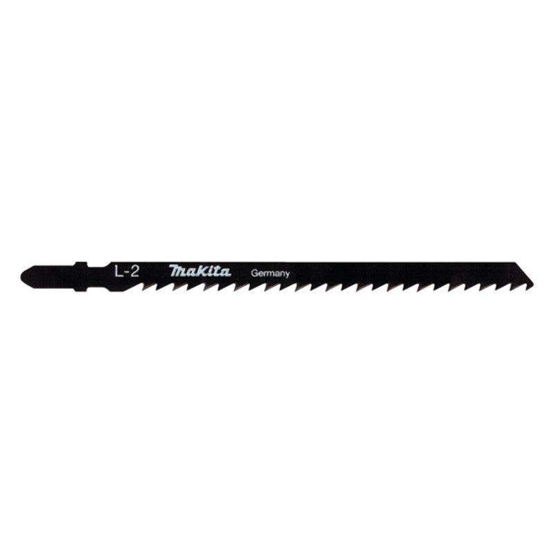 Makita - 5 Lames L2 coupe rapide pour scie sauteuse MAKITA A-86309 pour bois, contre-plaqué et PVC 5 à 90mm Makita