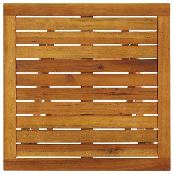 ComfortXL - Petite Table d'Appoint Pliable en Bois d'Acacia Massif, Carrée 46x46 cm, Idéale pour Balcon ou Bout de Canapé – ComfortXL Outdoor Living - Image 7